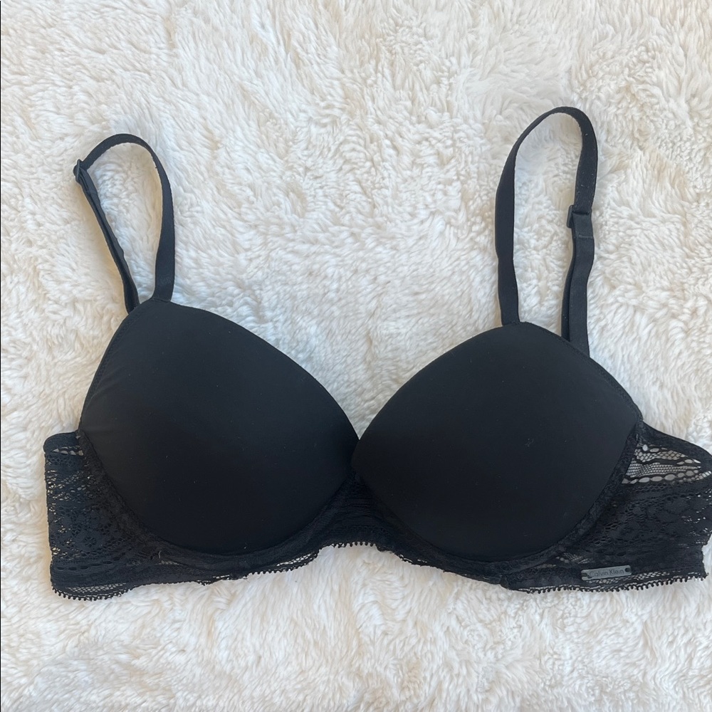 Calvin Klein Black Lace Bra